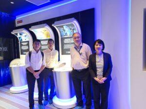 Delegates from NTT AT during their visit to NSTIC (GaN)