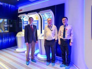 Prof Palacios tours NSTIC (GaN) fabrication facilities